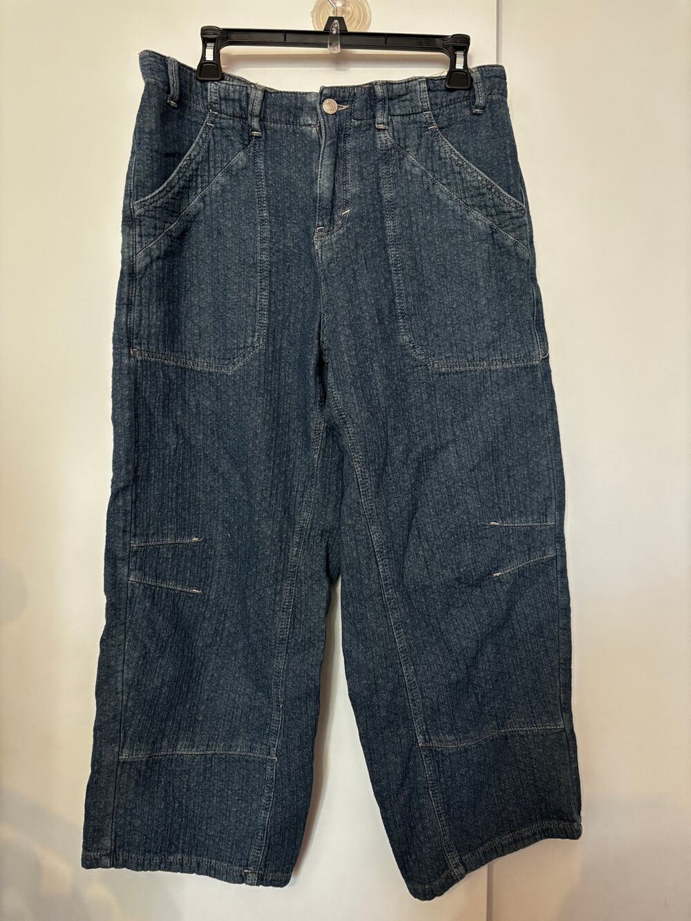 Free People We The Free Midnight Voyage Dropped Boyfriend Jeans S